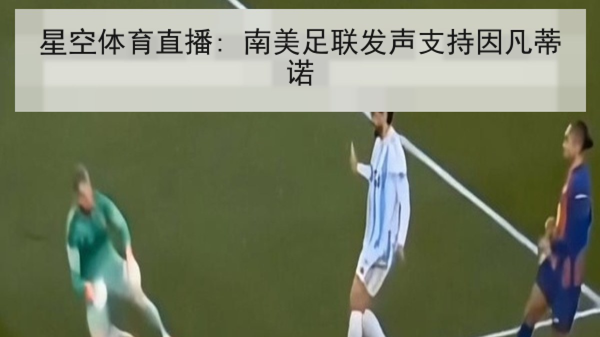 星空体育直播: 南美足联发声支持因凡蒂诺